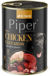 Produktbild von PIPER Junior mit Hühnermagen und Roter Bete - 400 g