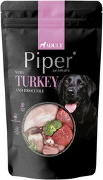 Produktbild von PIPER mit Truthahn und Brokkoli Nassfutter für Hunde - 500 g