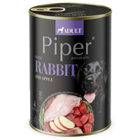 Produktbild von PIPER Nassfutter mit Kaninchen und Apfel für Hunde - 800 g