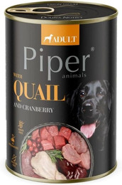 Produktbild von PIPER Nassfutter mit Wachtel und Cranberry für Hunde - 400 g