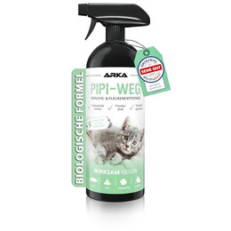 Produktbild von Pipi-Weg Katze Biologischer Geruchsentferner & Fleckenentferner Spray - 750 ml