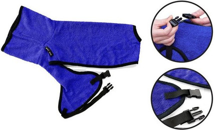 Produktbild von Pisi & Bili Hundebademantel 100% Baumwolle
