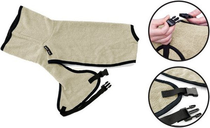 Produktbild von Pisi & Bili Hundebademantel 100% Baumwolle