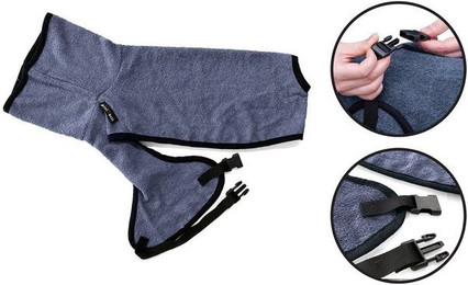 Produktbild von Pisi & Bili Hundebademantel aus 100% Baumwolle