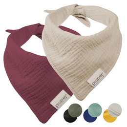 Produktbild von PiuPet Hundehalstuch 2er Set Bandana für große und kleine Hunde