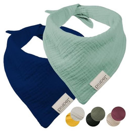 Produktbild von PIUPET Hundehalstuch-Set blau/türkis L