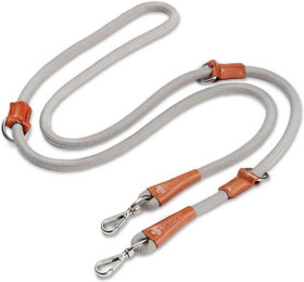 Produktbild von PiuPet Hundeleine 2m 3-fach längenverstellbar schwarz - 2 m