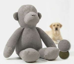 Produktbild von PIUPET Hundespielzeug Affe grau