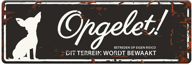 Produktbild von Plakatwand Achtung Hund f D&D Home