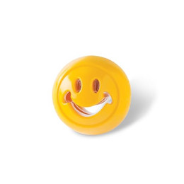 Produktbild von Planet Dog Orbee-Tuff Nooks Snackspielzeug für Hunde gelber Smiley - 1 Stk.