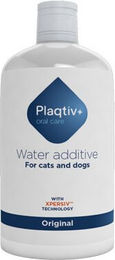 Plaqtiv+ Water Additive Hund Katze - 2 x 500 ml – Bild 1 von 2
