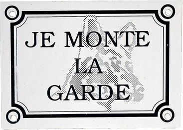 Produktbild von Plaque Ich halte Wache Zolux