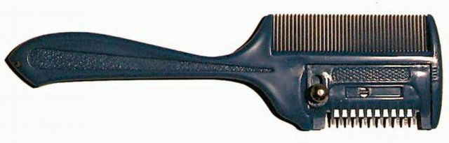 Produktbild von Plastikkamm für Pferdehaare zum Fetten Tattini