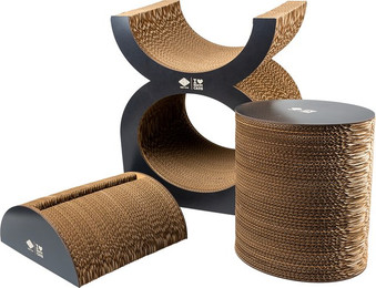 Produktbild von Playground Kratzbaum für Katzen aus Pappe D&D Home Faye