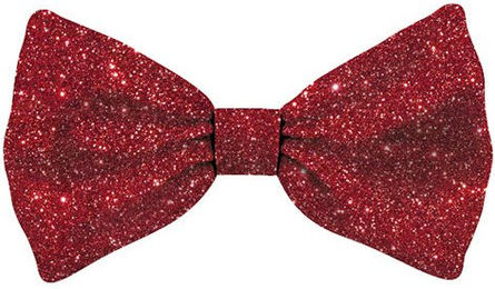 Plenty Gifts - Glitzer-Weihnachtsfliege Katze - Rot - S – Bild 1 von 2