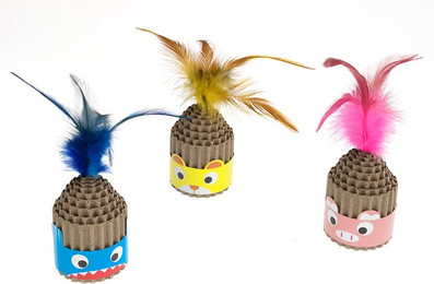 Produktbild von Plüschspielzeug für Katzen mit Crackle-Papier Ebi Wanna Bug