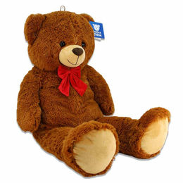 PMS Tierkuscheltier Teddy mit roter Schleife XXL – Bild 1 von 7