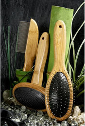 Produktbild von Pneumatische Bambusbürste für Hunde Zolux