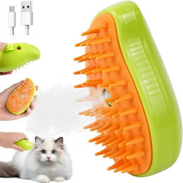 Produktbild von PODOFO Fellbürste Steamy Cat Brush 3-in-1 für Katzen und Hunde