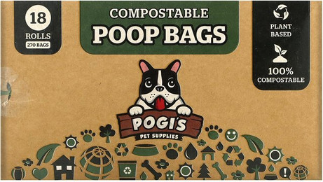 Produktbild von Pogi's Kompostierbare Hundekotbeutel - 18 x 270 Stk.