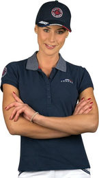 Produktbild von Polo-Shirt Reiten Mädchen Flags&Cup Frankreich - Limited Edition