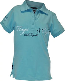 Produktbild von Poloshirt Reiten Kind Flags&Cup Omia