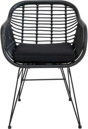 Polyrattan-Sessel mit Kissen und Beinen House Nordic Trisete – Bild 1 von 8