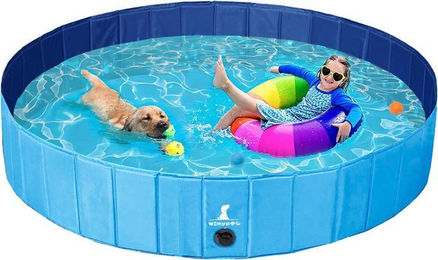 Produktbild von POPOLIC Hundepool Schwimmbad für Hunde klappbar