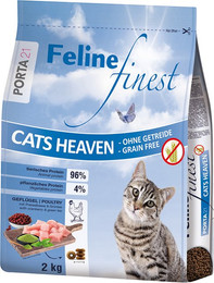 Produktbild von Porta 21 Feline Finest Cats Heaven Trockenfutter - 2 x 2 kg