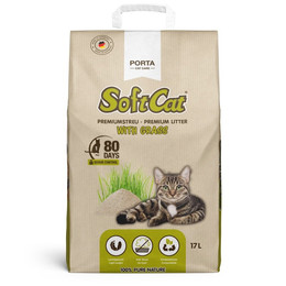 Produktbild von Porta SoftCat Grass Katzenstreu - 17 l