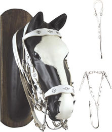 Produktbild von Portugiesisches Reithalfter mit Brust- und Hintergurt JM