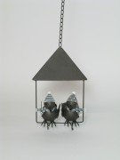 Produktbild von Posiwio Futterspender Meisenknödelhalter Vogelfutter Meisenknödelhaus