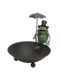 Produktbild von Posiwio Vogeltränke Vogelbad Frosch Fritz + Flori