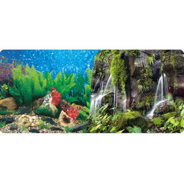 Produktbild von Poster 2-seitig 1 Rolle à 15 Meter Reptiles Planet Waterfall Aquarium/Terrarium