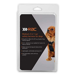 Produktbild von Power-TEC Hunde-Sicherheitsgurt RAC Größe M schwarz - 1 Stk.