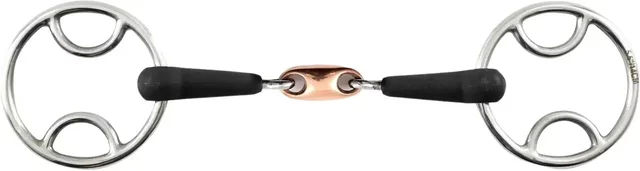 Produktbild von Premier Equine Doppelt gebrochenes Kautschukgebiss - 12,5 cm