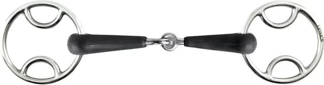 Produktbild von Premier Equine Einfaches Gebiss mit 3 Effekten aus Gummi