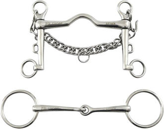 Produktbild von Premier Equine Reitkandare mit Unterlegtrense Weymouth