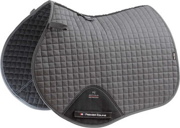 Premier Equine Satteldecke für Pferde Baumwolle Uni Close Contact GP – Bild 1 von 7