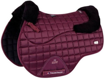 Premier Equine Sattelunterlage für Pferde Satin und Wolle Atlantis CC – Bild 1 von 5