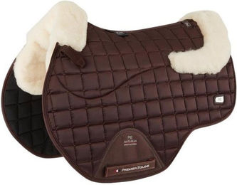 Premier Equine Sattelunterlage für Pferde Satin und Wolle Atlantis CC – Bild 1 von 6