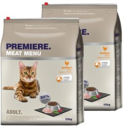 Produktbild von PREMIERE Adult Geflügel Katzenfutter - 2 x 10 kg