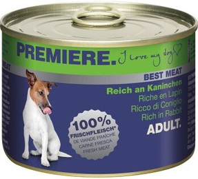Produktbild von PREMIERE Best Meat Adult Kaninchen 12x185 g