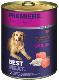 Produktbild von PREMIERE Best Meat Senior Lamm und Reis 6x800 g