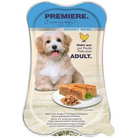 Produktbild von PREMIERE Chunky Menu Nassfutter Hund Adult Huhn pur - 15 x 175 g