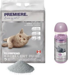 Produktbild von PREMIERE Excellent Flower Klumpstreu Pure 12kg mit Deodorant