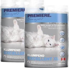 Produktbild von PREMIERE Excellent XL Klumpstreu - 2 x 12 kg