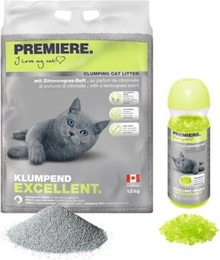 Produktbild von PREMIERE Excellent Zitronengras Klumpstreu - 12 kg