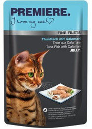 Produktbild von PREMIERE Fine Filets Thunfisch mit Calamari - 96 x 100 g