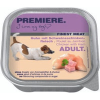 Produktbild von PREMIERE Finest Meat Nassfutter Hund Adult Huhn mit Schinken - 10 x 150 g